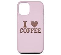 I Love Coffee Beans Java Joe Cafe Capuchino Espresso Descafeinado Carcasa para iPhone 12/12 Pro