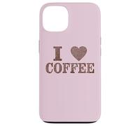 I Love Coffee Beans Java Joe Cafe Capuchino Espresso Descafeinado Carcasa para iPhone 13