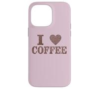 I Love Coffee Beans Java Joe Cafe Capuchino Espresso Descafeinado Carcasa para iPhone 14 Pro Max
