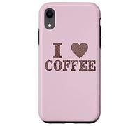 I Love Coffee Beans Java Joe Cafe Capuchino Espresso Descafeinado Carcasa para iPhone XR