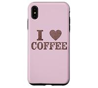 I Love Coffee Beans Java Joe Cafe Capuchino Espresso Descafeinado Carcasa para iPhone XS Max