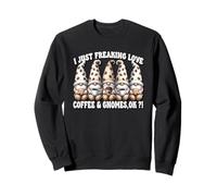 I Love Coffee Gnomes Women Funny Saying For Coffee Mom Sudadera