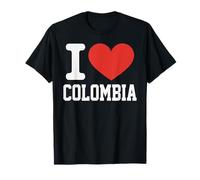 I Love Colombia Corazón Souvenir Lovers Pride Travel Camiseta