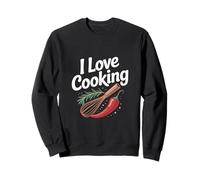 I Love Cooking - Batidor de cocina y diseño de chile Sudadera
