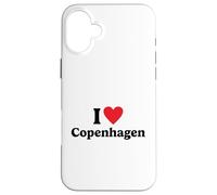 I Love Copenhagen Carcasa para iPhone 16 Plus
