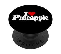 I LOVE CORAZÓN PIÑA PopSockets PopGrip Adhesivo