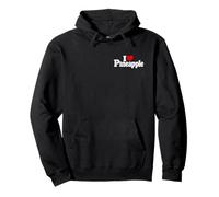I LOVE CORAZÓN PIÑA Sudadera con Capucha