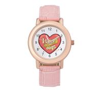 I Love Corn Dogs - Reloj de pulsera para mujer, correa suave, regalo para cumpleaños, día de San Valentín