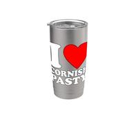I Love Cornish Pasty Vaso térmico de acero inoxidable de doble pared