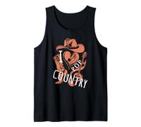 I LOVE Country Pop Music - Tween Girls Modern Country Pop Camiseta sin Mangas