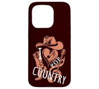 I LOVE Country Pop Music - Tween Girls Modern Country Pop Carcasa para iPhone 15 Pro