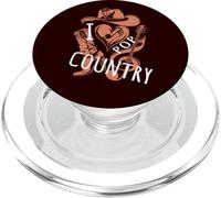 I LOVE Country Pop Music - Tween Girls Modern Country Pop PopSockets PopGrip para MagSafe