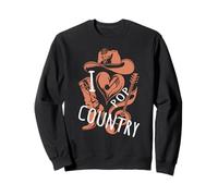 I LOVE Country Pop Music - Tween Girls Modern Country Pop Sudadera