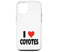 I Love Coyotes - Lindo y Divertido Zoo Animal Zookeeper Desierto Carcasa para iPhone 12/12 Pro