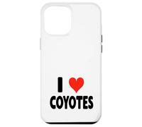 I Love Coyotes - Lindo y Divertido Zoo Animal Zookeeper Desierto Carcasa para iPhone 12 Pro MAX
