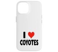 I Love Coyotes - Lindo y Divertido Zoo Animal Zookeeper Desierto Carcasa para iPhone 14