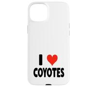 I Love Coyotes - Lindo y Divertido Zoo Animal Zookeeper Desierto Carcasa para iPhone 15 Plus