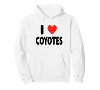 I Love Coyotes - Lindo y Divertido Zoo Animal Zookeeper Desierto Sudadera con Capucha