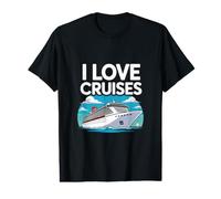 I Love Cruises Aventura Náutica Escape Camiseta gráfica económica