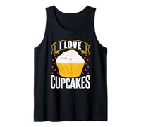 I Love Cupcakes Lindo Coma Amante Cupcake Camiseta sin Mangas