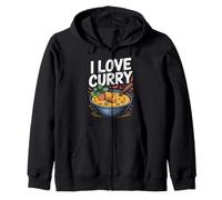 I Love Curry Picante Comida Amantes Delicia Sudadera con Capucha