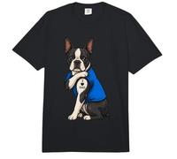 I Love Dad Tattoed Dog Daddy Boston Terrier Dueño Amante de los Perros Comfort Colors Adult Heavyweight T-Shirt