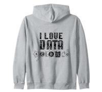 I Love Data Science Analytics Analista Científico Sudadera con Capucha
