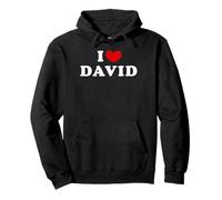I Love David, Amo David Sudadera con Capucha