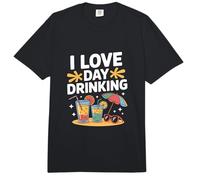 I Love Day Beber Beach Sun Cocktails Comfort Colors Adult Heavyweight T-Shirt