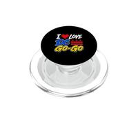 I Love DC Go-Go Music Washington Distrito de Columbia Pride PopSockets PopGrip para MagSafe