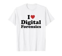 I Love Digital Forensics Student Major Graduation Camiseta