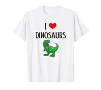I Love Dinosaurs I Heart Dinosaurs Reptil Dinosaurios Amante de Dinosaurios Camiseta