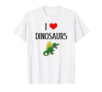 I Love Dinosaurs I Heart Dinosaurs Reptil Dinosaurios Amante de Dinosaurios Camiseta