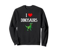 I Love Dinosaurs I Heart Dinosaurs Reptil Dinosaurios Amante de Dinosaurios Sudadera