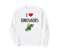 I Love Dinosaurs I Heart Dinosaurs Reptil Dinosaurios Amante de Dinosaurios Sudadera
