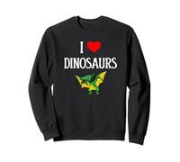 I Love Dinosaurs I Heart Dinosaurs Reptil Dinosaurios Amante de Dinosaurios Sudadera