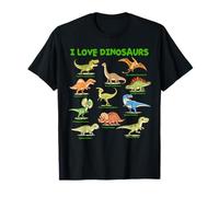 I Love Dinosaurs - Pasatiempo Educativo prehistórico para niños Camiseta