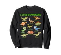 I Love Dinosaurs - Pasatiempo Educativo prehistórico para niños Sudadera