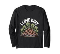 I Love Dirt - Pulgar verde apasionado Manga Larga