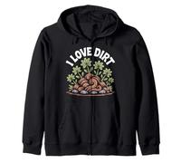 I Love Dirt - Pulgar verde apasionado Sudadera con Capucha