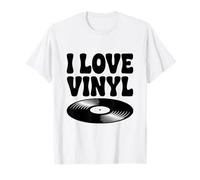 I Love Disco de Vinilo Música Retro Camiseta