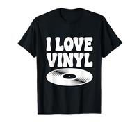 I Love Disco de Vinilo Música Retro Camiseta