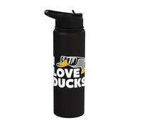 I Love Ducks Cool Gafas de sol Duck Stainless Steel Insulated Water Bottle