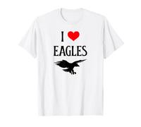 I Love Eagles I Heart Eagles Amante de Las Aves de Presa Observador de Aves Camiseta