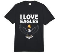I Love Eagles Libertad Soaring Naturaleza Comfort Colors Adult Heavyweight T-Shirt