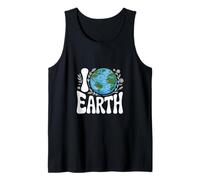 I Love Earth Arte ecológico de la naturaleza Camiseta sin Mangas