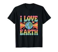 I Love Earth Love Our Green Planet - Declaración Eco Warrior Camiseta