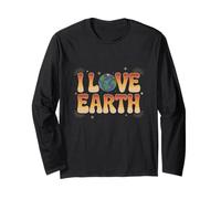 I Love Earth Love Our Green Planet - Declaración Eco Warrior Manga Larga