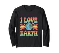 I Love Earth Love Our Green Planet - Declaración Eco Warrior Manga Larga