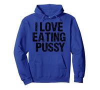 I Love Eating Coño Divertido Sexy Adulto Distressed Profanity Sudadera con Capucha